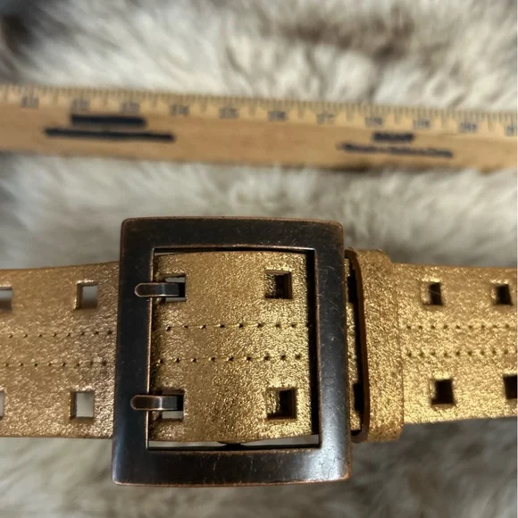 Vinage le château leather belt - Picture 3 of 9